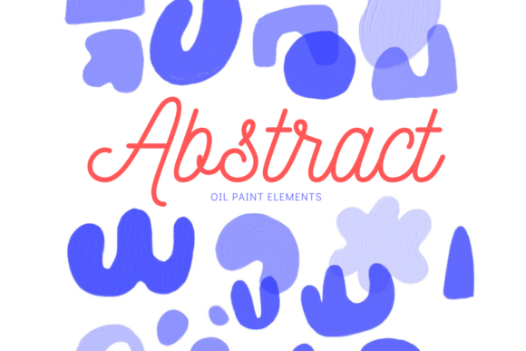 Download Abstract Oil Paint Elements - Men Collection