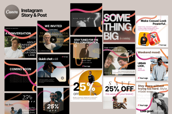 Download Men’s Urban Fashion Instagram Canva - Men Collection