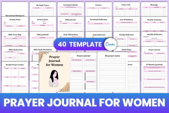 Download Prayer Journal for Women Canva Interior - Prayer journal for women Collection