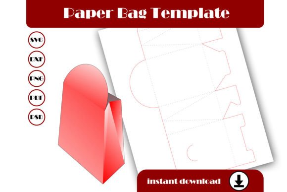 Download Paper Bag Template, Lunch Bag Template - Lunch bag template Collection