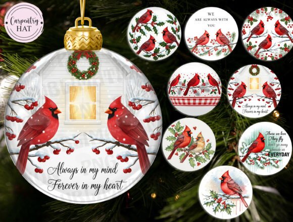 Download Cardinal Memorial Ornament PNG Bundle - Men Collection
