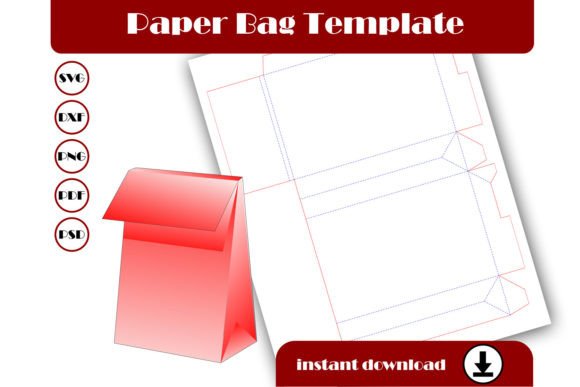 Download Paper Bag Template, Lunch Bag Template - Lunch bag template Collection