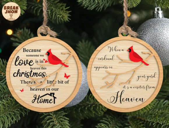 Download Cardinal Memorial Ornament SVG - Men Collection