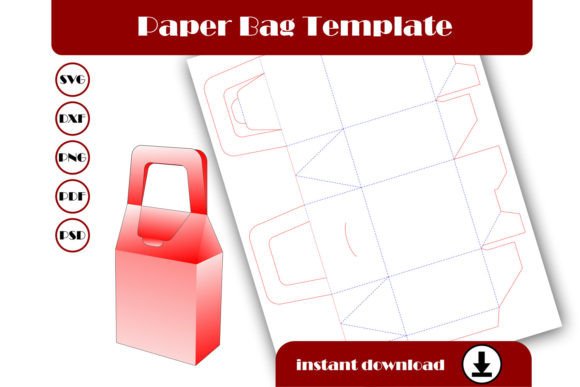 Download Paper Bag Template, Lunch Bag Template - Lunch bag template Collection