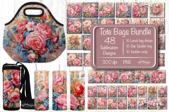 Download Tote Bags Bundle Lunch Bag Sublimation - Premium Resources